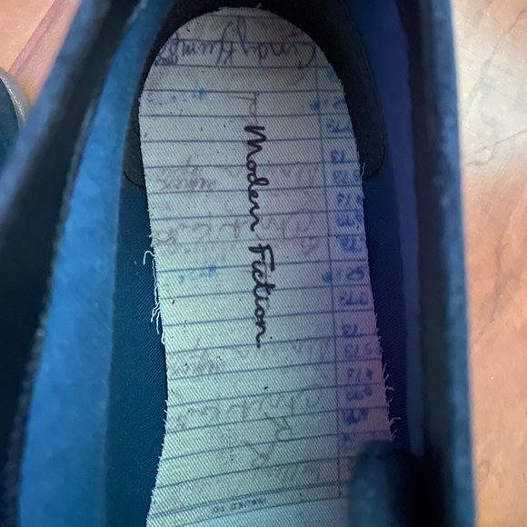 Modern Fiction Diction Suede Mov Navy Chukka Boot Size 12 NEW - Picture 3 of 5